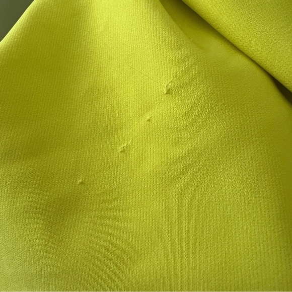Marchesa Notte yellow blue huge Bow Mini Dress size 10 - Picture 14 of 15